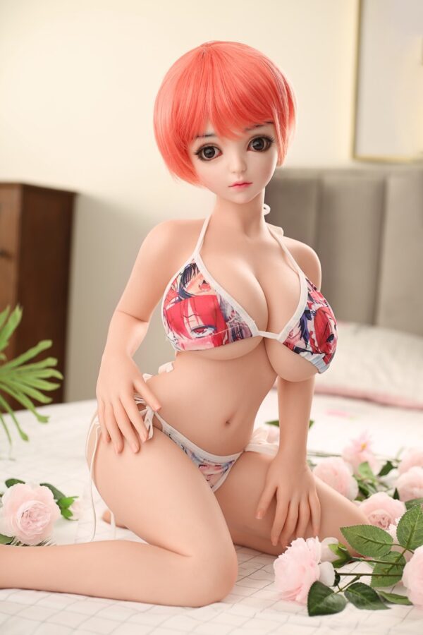 Seina - A Captivating Adult Anime Figurine Doll with Big Eyes. Crafted from Full Silicone - Image 2