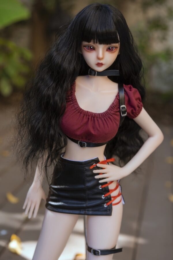 Clement  – Cute Long-Haired Full Silicone Adult Figure - Image 4