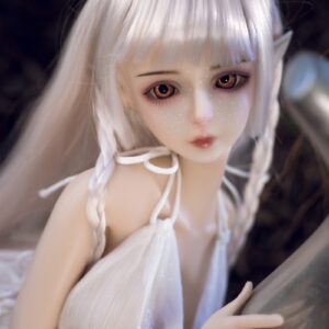 Haggai  – Full Silicone Cute Elf White-Haired Adult Figure