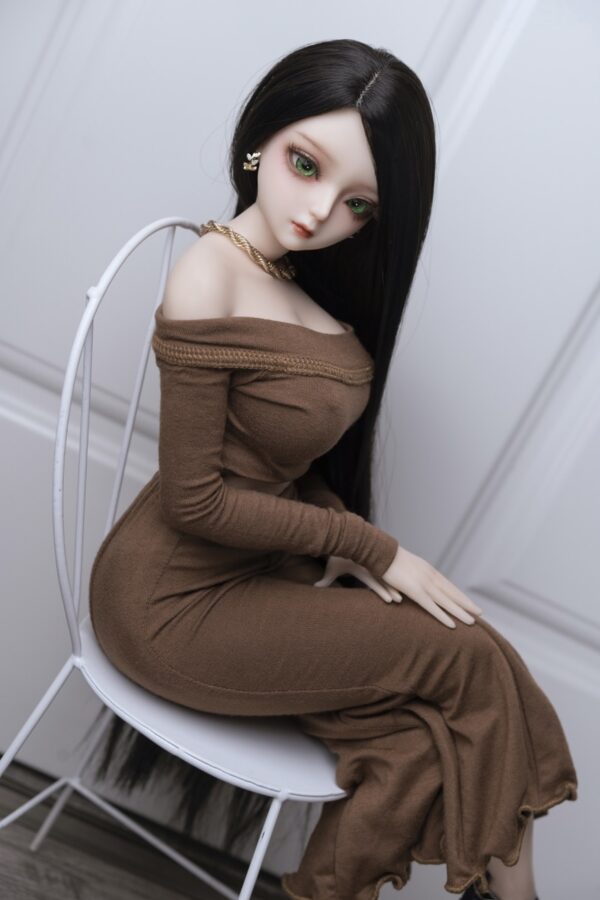 Judith  -Alluring Full Silicone Anime Adult Black Hair Figurine - Image 13