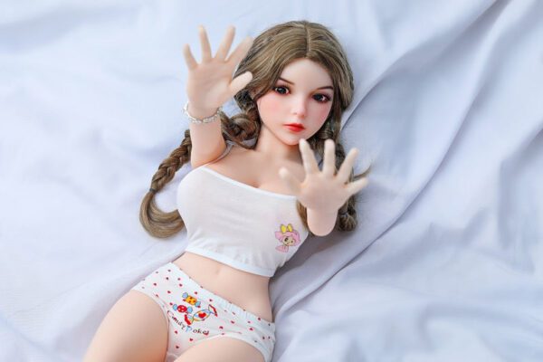 Dina-3ft3 Mini Anime Blond TPE Sex Doll - Image 12