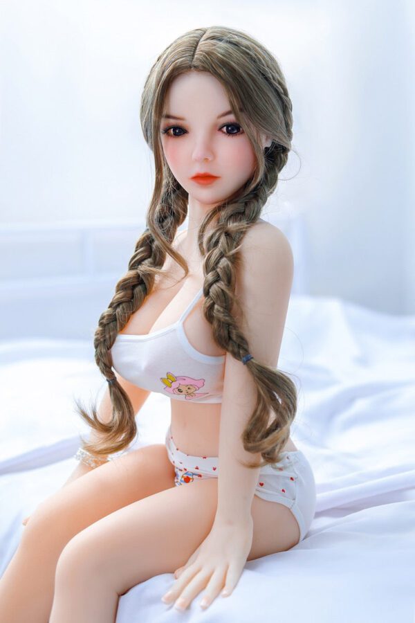 Dina-3ft3 Mini Anime Blond TPE Sex Doll - Image 6