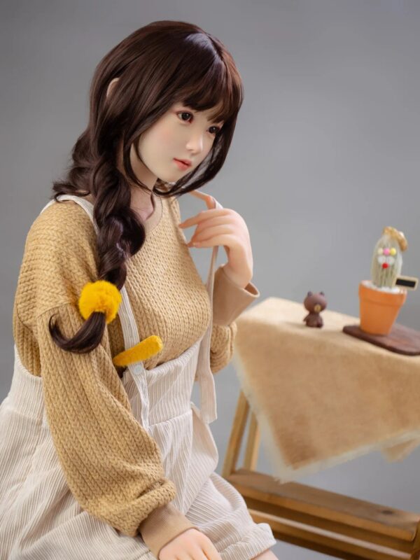 F4702-160cm(5.3ft)-34kg 2.0 B Cup Mini Asian Chinese Silicone Head Sex Doll｜Bezlya Doll - Image 5