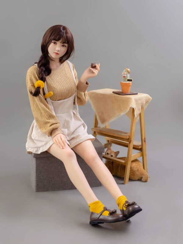 F4702-160cm(5.3ft)-34kg 2.0 B Cup Mini Asian Chinese Silicone Head Sex Doll｜Bezlya Doll - Image 7