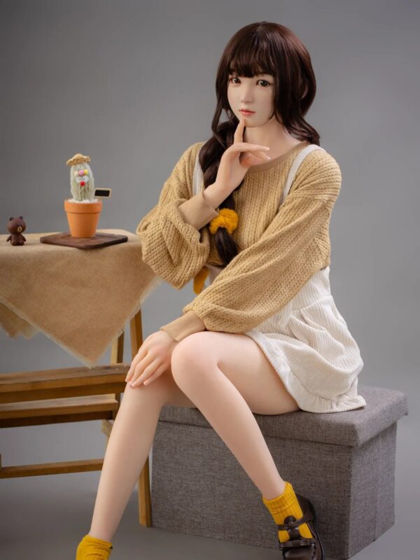 F4702-160cm(5.3ft)-34kg 2.0 B Cup Mini Asian Chinese Silicone Head Sex Doll｜Bezlya Doll - Image 4