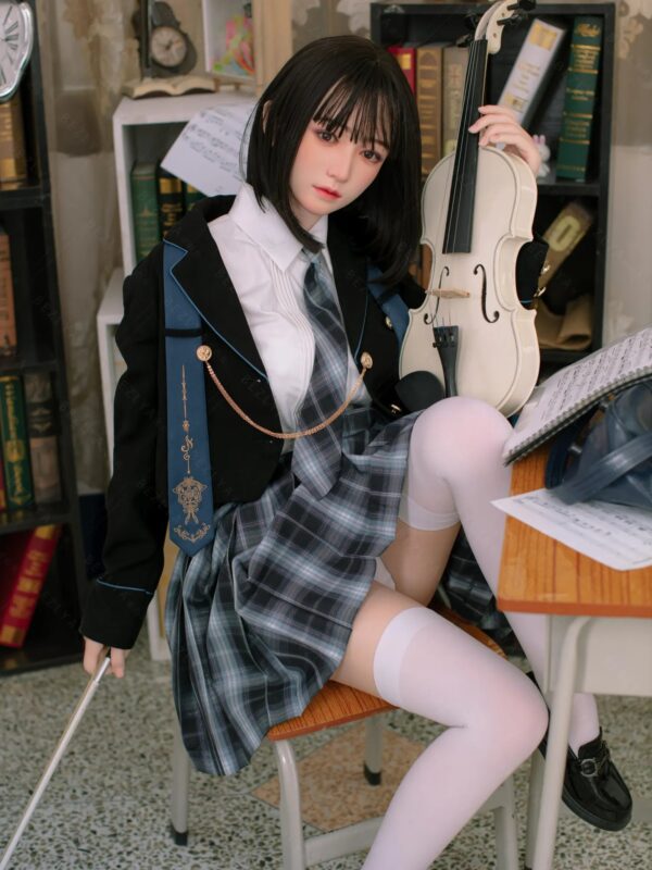 F4704-160cm(5.3ft)-34kg 2.1 B Cup Mini Asian Real Chinese Silicone Sex Doll｜Bezlya Doll - Image 15