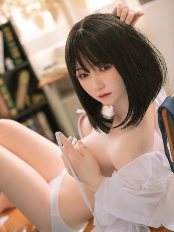 F4704-160cm(5.3ft)-34kg 2.1 B Cup Mini Asian Real Chinese Silicone Sex Doll｜Bezlya Doll - Image 3