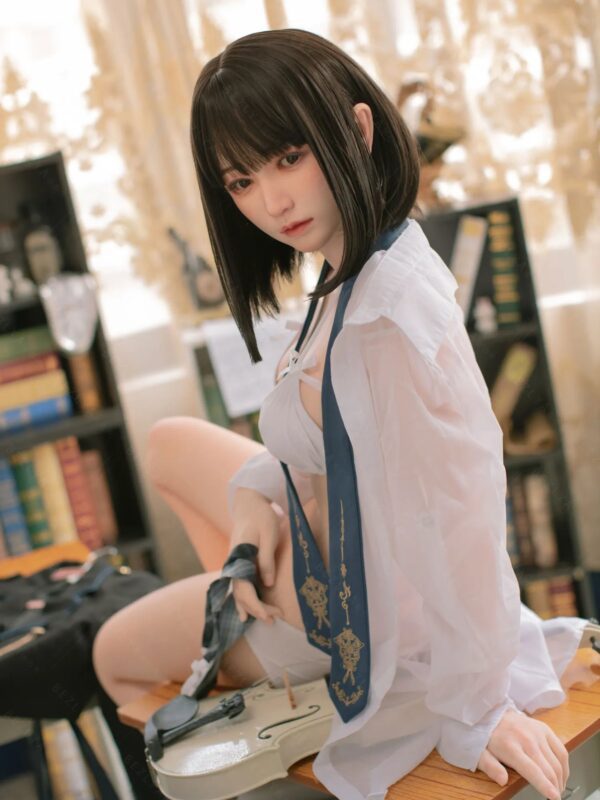 F4704-160cm(5.3ft)-34kg 2.1 B Cup Mini Asian Real Chinese Silicone Sex Doll｜Bezlya Doll - Image 10