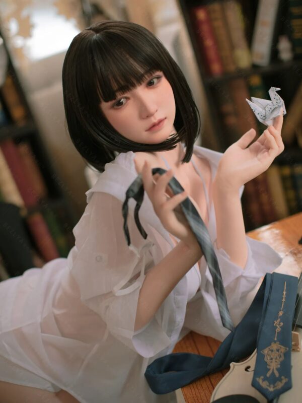 F4704-160cm(5.3ft)-34kg 2.1 B Cup Mini Asian Real Chinese Silicone Sex Doll｜Bezlya Doll - Image 4