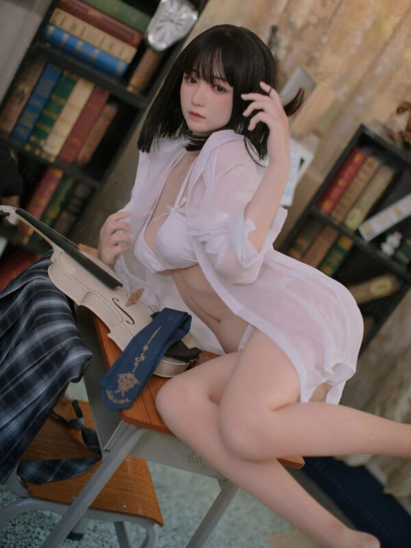 F4704-160cm(5.3ft)-34kg 2.1 B Cup Mini Asian Real Chinese Silicone Sex Doll｜Bezlya Doll - Image 5