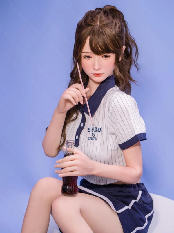 F4716-160cm(5.3ft)-34kg 2.0 B Cup Silicone Japanese School Uniform Sex Doll – Authentic Attire Love Doll｜Bezlya Doll - Image 7