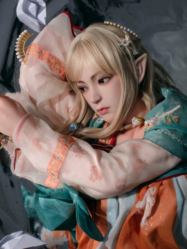 F4717-160cm(5.3ft)-34kg 2.0 B Cup Robot Silicone Head Adult Asian Alien Sex Doll｜Bezlya Doll - Image 9