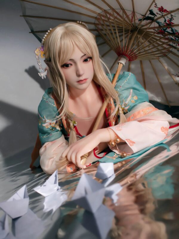 F4717-160cm(5.3ft)-34kg 2.0 B Cup Robot Silicone Head Adult Asian Alien Sex Doll｜Bezlya Doll - Image 7