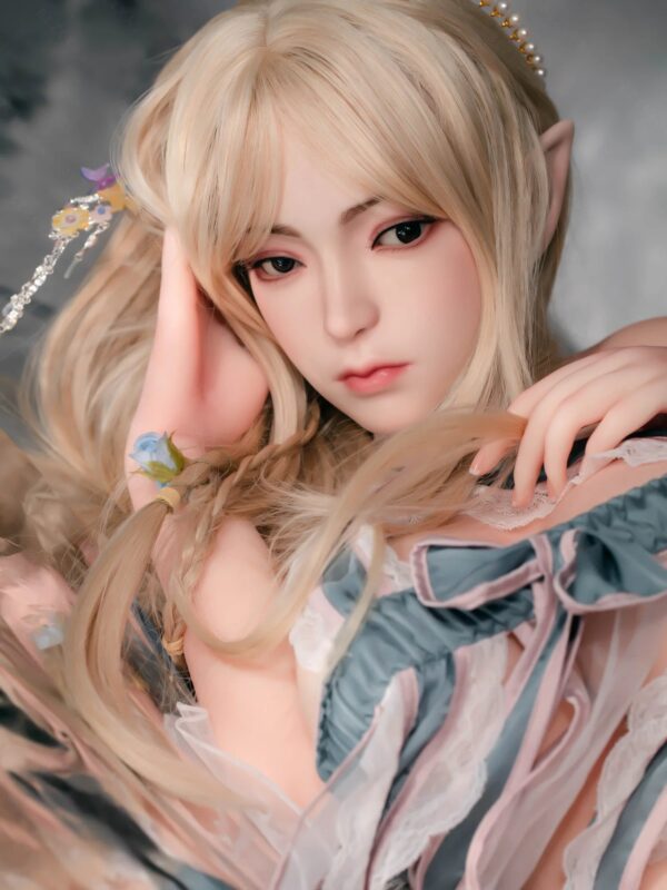 F4717-160cm(5.3ft)-34kg 2.0 B Cup Robot Silicone Head Adult Asian Alien Sex Doll｜Bezlya Doll - Image 5
