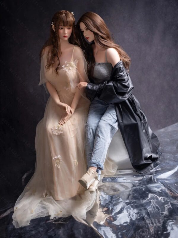 F4737-160cm(5.3ft)-34kg 2.0 B Cup Robot Silicone Head Adult Asian Chinese Sex Doll｜Bezlya Doll - Image 15