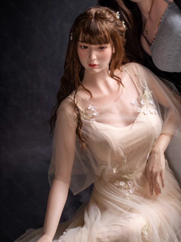 F4737-160cm(5.3ft)-34kg 2.0 B Cup Robot Silicone Head Adult Asian Chinese Sex Doll｜Bezlya Doll - Image 6