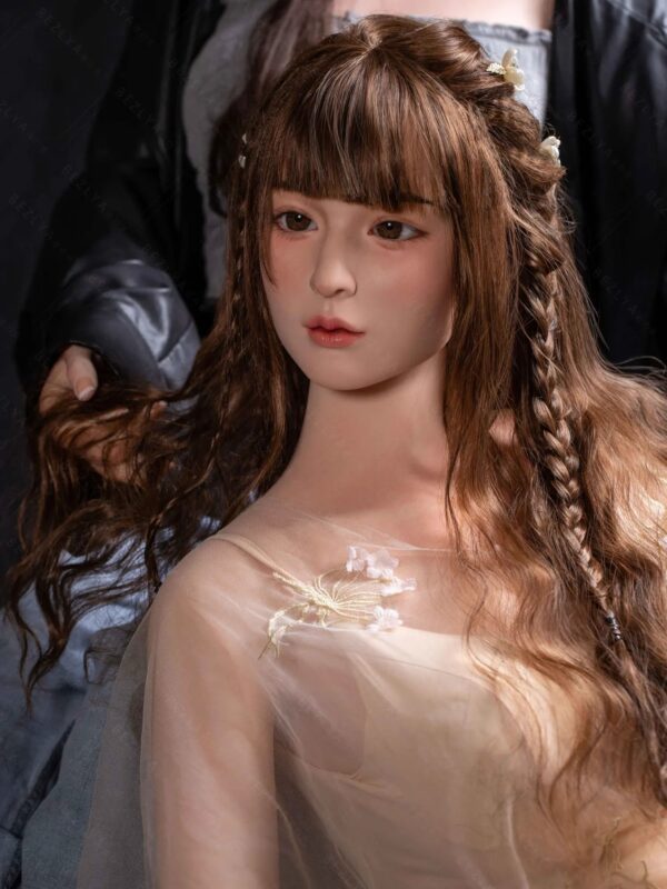 F4737-160cm(5.3ft)-34kg 2.0 B Cup Robot Silicone Head Adult Asian Chinese Sex Doll｜Bezlya Doll - Image 3