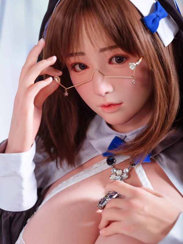 F4760-160cm(5.3ft)-34kg 2.1 B Cup Silicone Nun-Style Japanese Sex Doll｜Bezlya Doll - Image 13