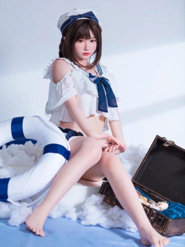 F4767-160cm(5.3ft)-34kg 2.1 B Cup Silicone Small-Breasted Japanese Sex Doll｜Bezlya Doll - Image 6
