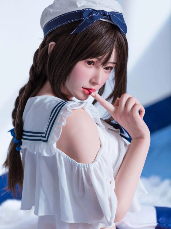 F4767-160cm(5.3ft)-34kg 2.1 B Cup Silicone Small-Breasted Japanese Sex Doll｜Bezlya Doll - Image 10