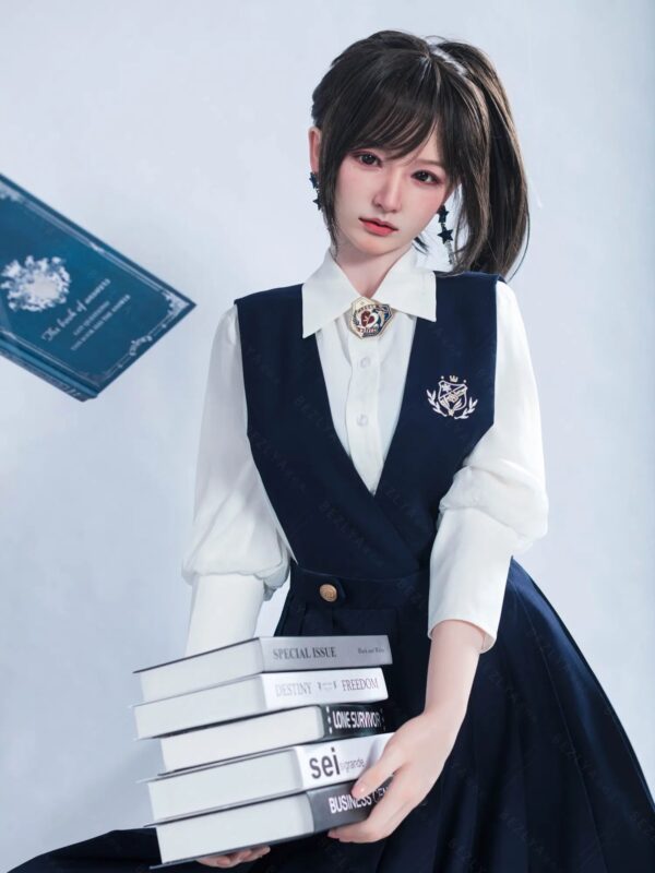 F4781-162cm(5.4ft)-39.5kg 2.2u B Cup Asian Real Silicone College Style Japanese Sex Doll｜Bezlya Doll - Image 7