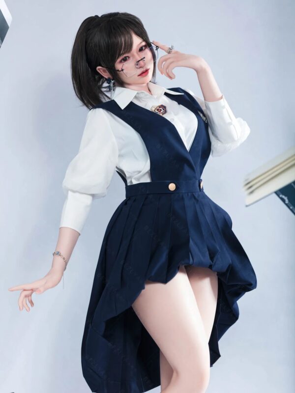 F4781-162cm(5.4ft)-39.5kg 2.2u B Cup Asian Real Silicone College Style Japanese Sex Doll｜Bezlya Doll - Image 5