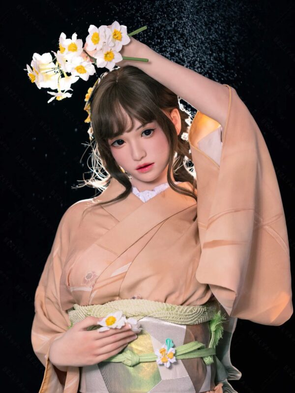 F4780-162cm(5.4ft)-39.5kg 2.2u B Cup Asian Real Silicone Japanese Sex Doll｜Bezlya Doll - Image 4