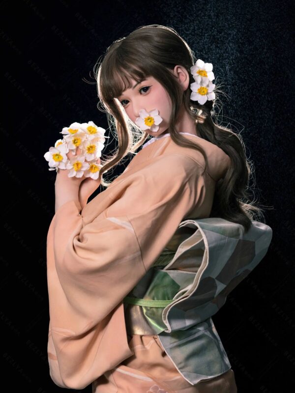 F4780-162cm(5.4ft)-39.5kg 2.2u B Cup Asian Real Silicone Japanese Sex Doll｜Bezlya Doll - Image 5