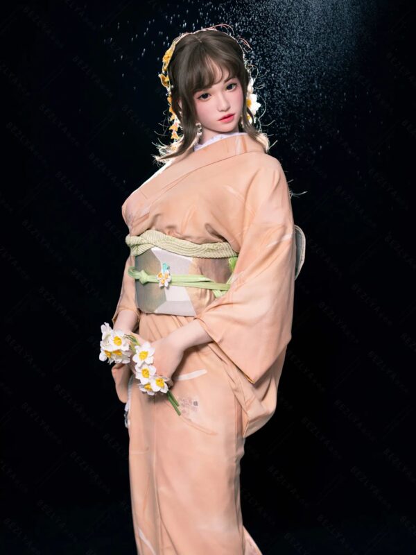 F4780-162cm(5.4ft)-39.5kg 2.2u B Cup Asian Real Silicone Japanese Sex Doll｜Bezlya Doll - Image 7