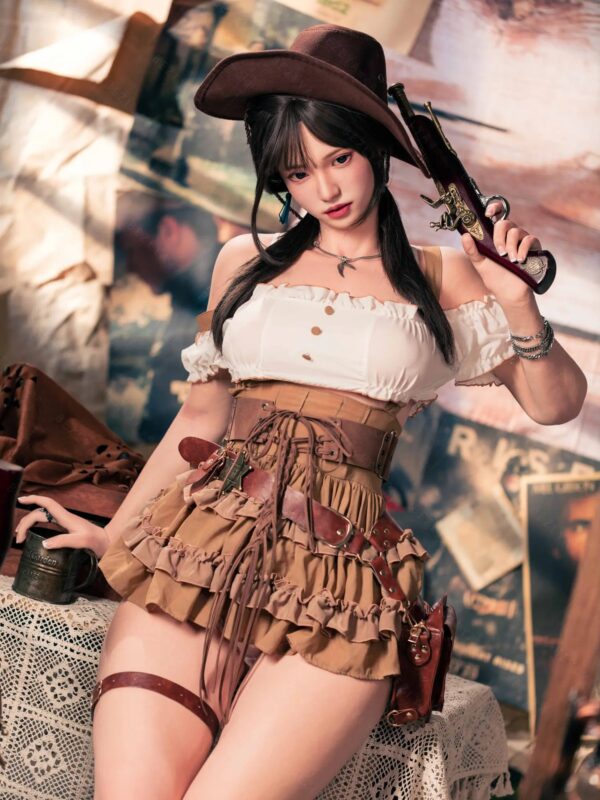 F4806-162cm(5.4ft)-39.5kg 2.2u B Cup Asian Real ROS Silicone Chinese Sex Doll｜Bezlya Doll - Image 11