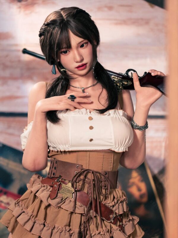 F4806-162cm(5.4ft)-39.5kg 2.2u B Cup Asian Real ROS Silicone Chinese Sex Doll｜Bezlya Doll - Image 12