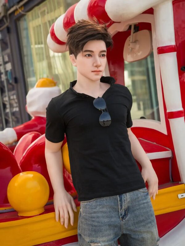 F4615-177cm/5ft10-55kg Femboy Full Size Sex With Silicone Male Sex Doll | Qita doll - Image 10