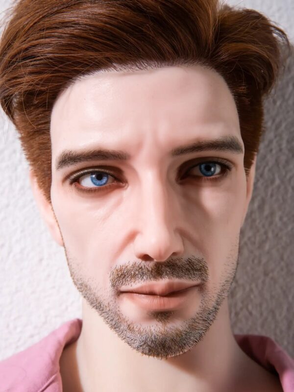F4609-175cm/5ft9-58kg Femboy Full Size Silicone Head Sex With Male Sex Doll | Qita doll - Image 9