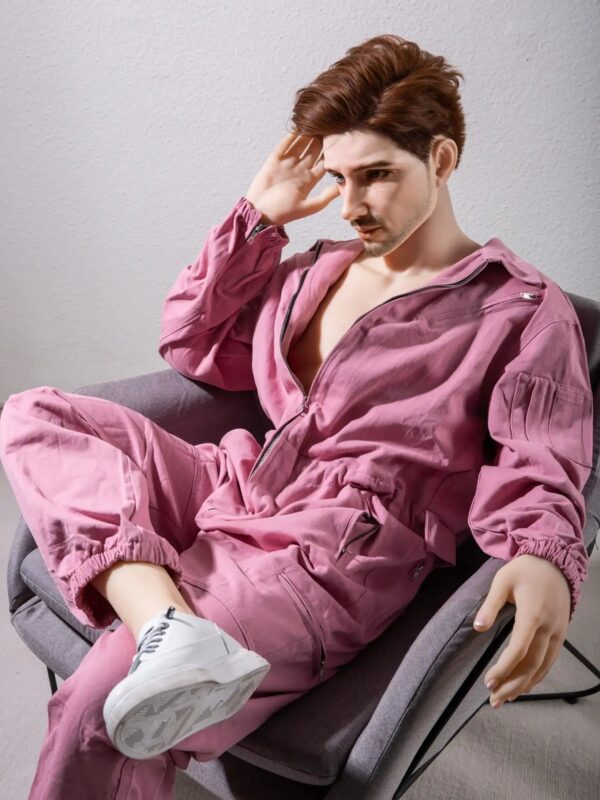 F4609-175cm/5ft9-58kg Femboy Full Size Silicone Head Sex With Male Sex Doll | Qita doll - Image 4