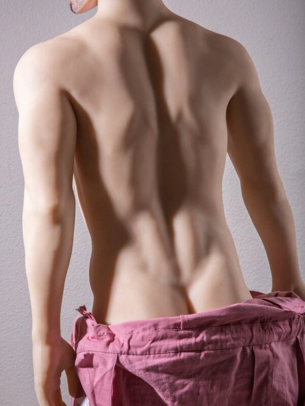 F4609-175cm/5ft9-58kg Femboy Full Size Silicone Head Sex With Male Sex Doll | Qita doll - Image 14