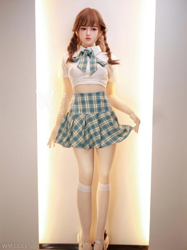 F4337-153cm(5.1ft)-32kg B Cup TPE Realistic Japanese Cute Teen Sex Doll– Authentic Uniformed Love Doll丨WM Doll - Image 9