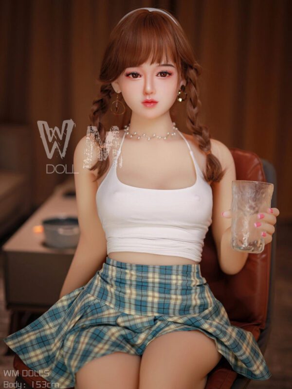 F4337-153cm(5.1ft)-32kg B Cup TPE Realistic Japanese Cute Teen Sex Doll– Authentic Uniformed Love Doll丨WM Doll - Image 4
