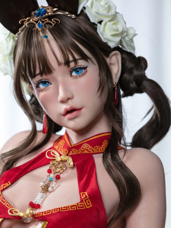 F5947-155Rcm(5.12ft)-32.5kg 2.2 A Cup Silicone Adult Asian Sex Doll｜Bezlya Doll - Image 10