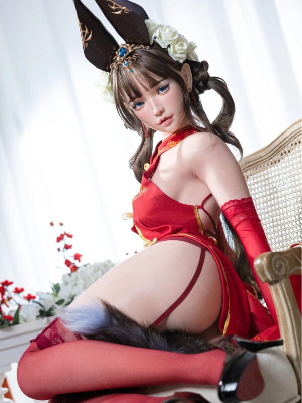 F5947-155Rcm(5.12ft)-32.5kg 2.2 A Cup Silicone Adult Asian Sex Doll｜Bezlya Doll - Image 4