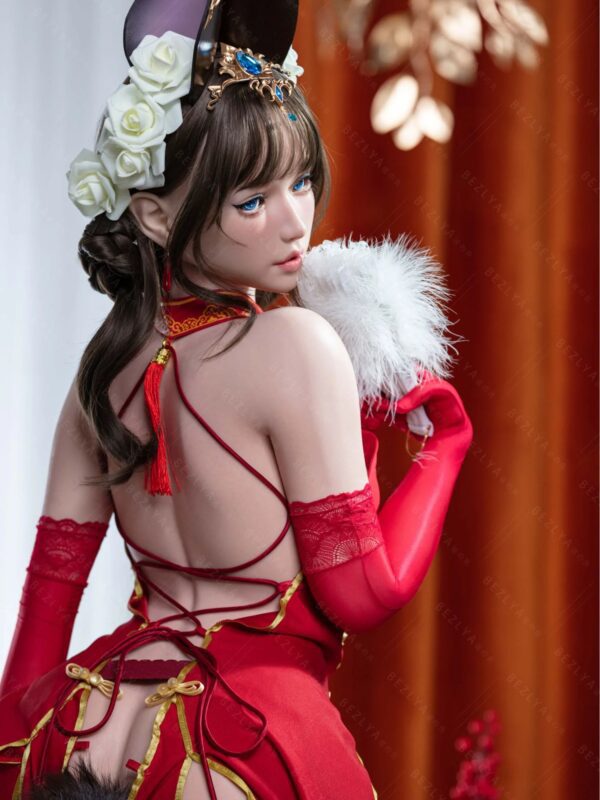 F5947-155Rcm(5.12ft)-32.5kg 2.2 A Cup Silicone Adult Asian Sex Doll｜Bezlya Doll - Image 8