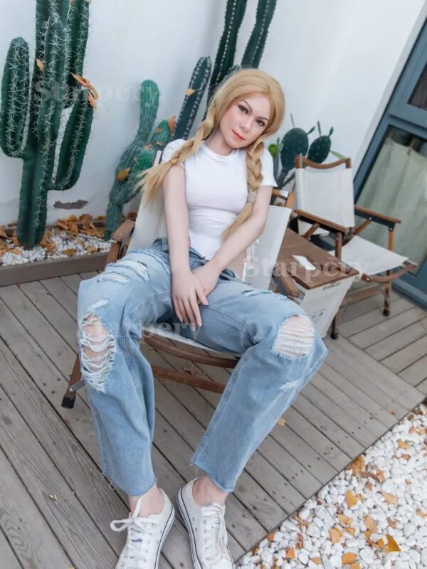 F520-171cm/5ft6 A Cup Small Breast Thin Silicone Sex Doll｜Starpery Doll - Image 5