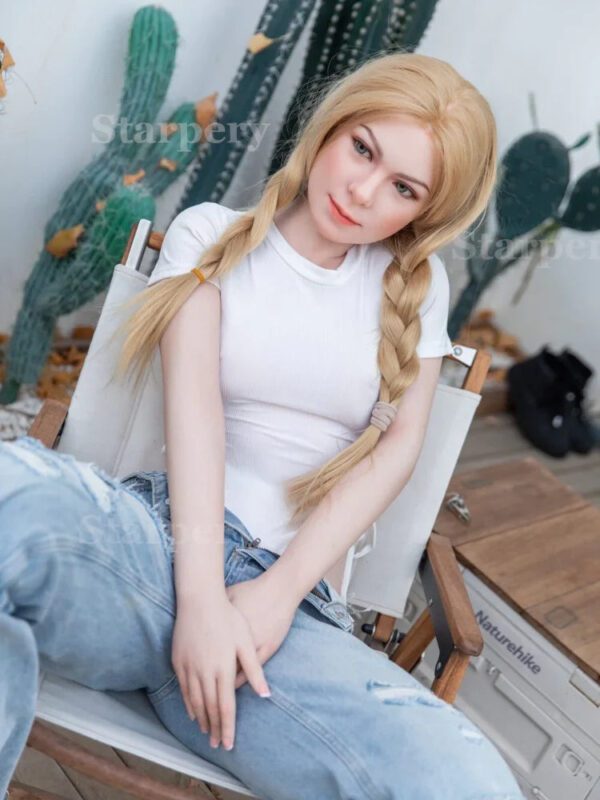 F520-171cm/5ft6 A Cup Small Breast Thin Silicone Sex Doll｜Starpery Doll - Image 4