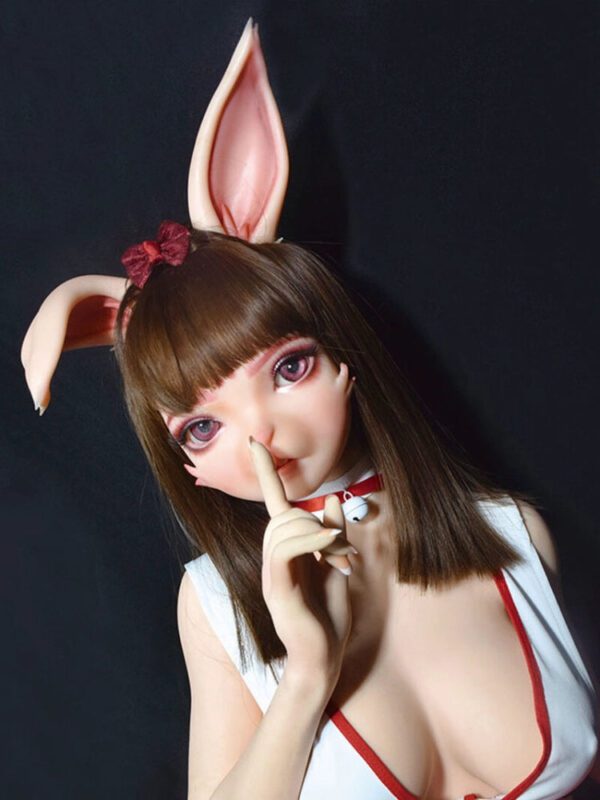 F1528-150cm/5ft-27.5kg Full Silicone Cosplay-Inspired Furry Rabbit Sex Doll – Real Fur Touch & Lifelike Flexibility | Elsa Babe - Image 4