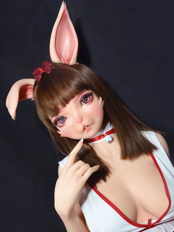 F1528-150cm/5ft-27.5kg Full Silicone Cosplay-Inspired Furry Rabbit Sex Doll – Real Fur Touch & Lifelike Flexibility | Elsa Babe - Image 5