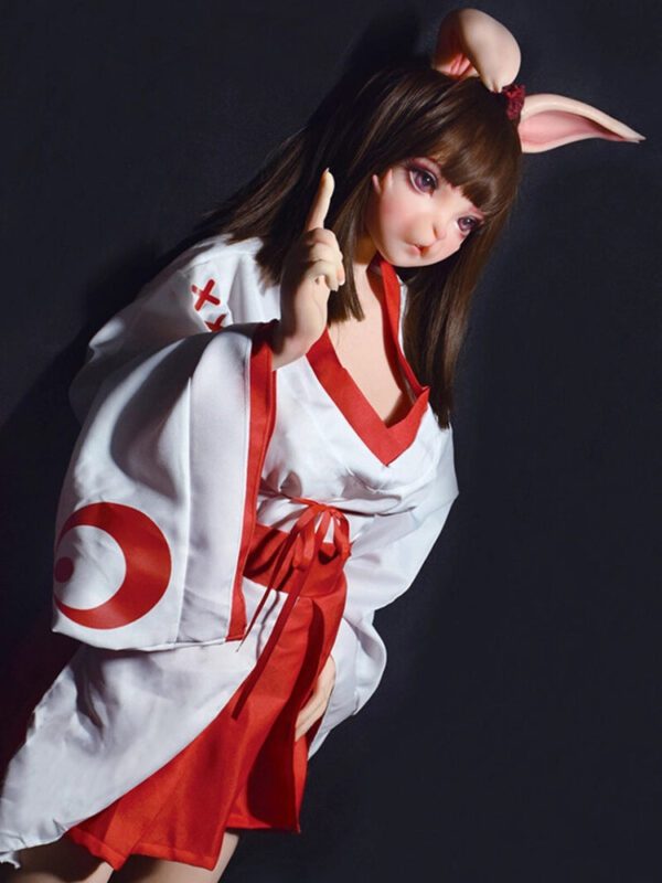 F1528-150cm/5ft-27.5kg Full Silicone Cosplay-Inspired Furry Rabbit Sex Doll – Real Fur Touch & Lifelike Flexibility | Elsa Babe - Image 2