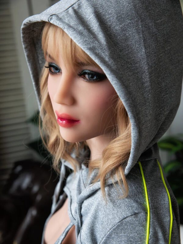 F3820-158cm/5ft2 B Cup Red Lips TPE Sex Doll | HR Doll - Image 2