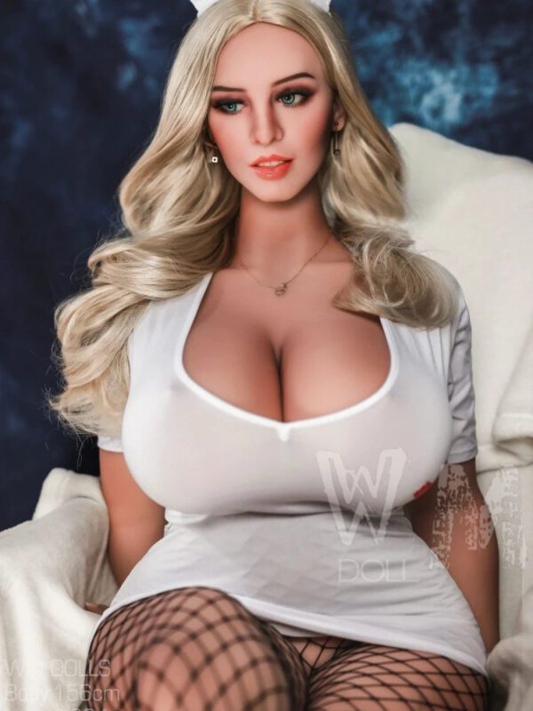 F272-156cm(5ft1)-48kg M Cup Powerful Huge Booty Chubby Body Fat TPE BBW Life Size Sex Doll 2025|WM Doll - Image 4