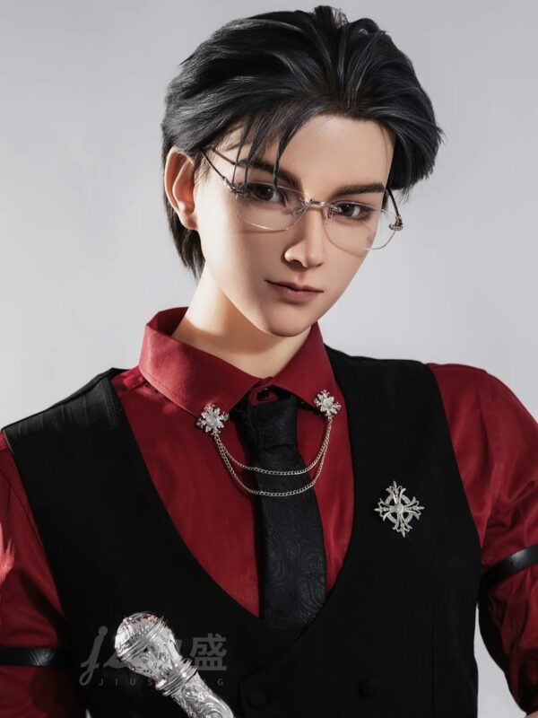 F5689—185cm/6ft1-45kg Gavin 7.09in Dildo Premium Silicone Head Femboy Male Sex Doll for Roleplay & Fetish Scenarios | Jiusheng Doll - Image 15