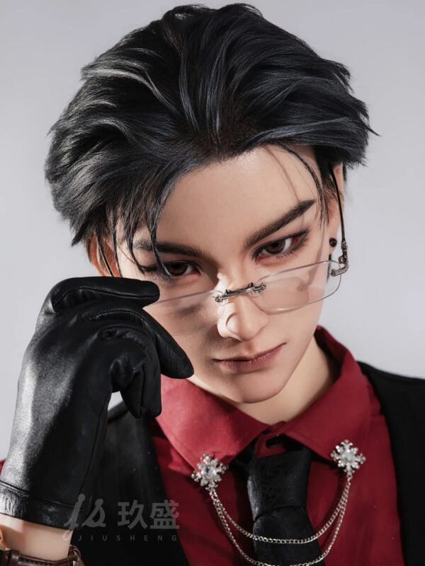 F5689—185cm/6ft1-45kg Gavin 7.09in Dildo Premium Silicone Head Femboy Male Sex Doll for Roleplay & Fetish Scenarios | Jiusheng Doll - Image 14