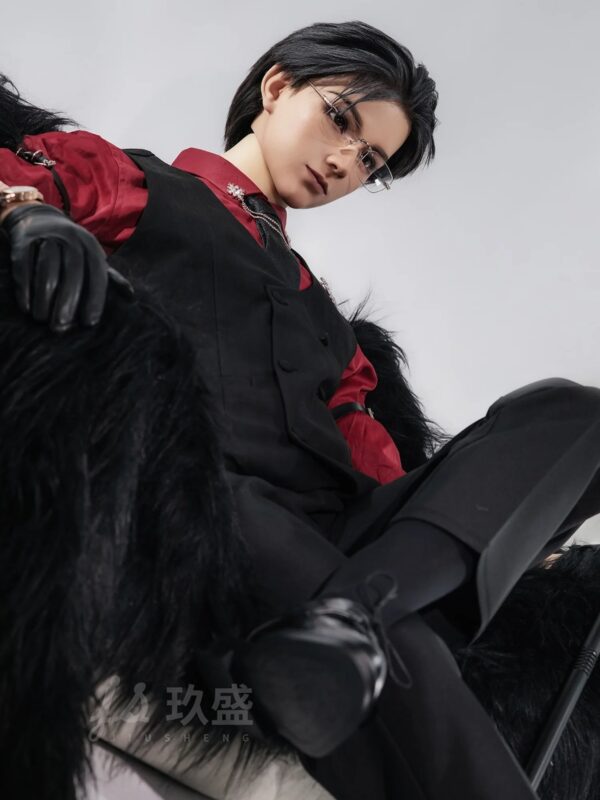 F5689—185cm/6ft1-45kg Gavin 7.09in Dildo Premium Silicone Head Femboy Male Sex Doll for Roleplay & Fetish Scenarios | Jiusheng Doll - Image 12